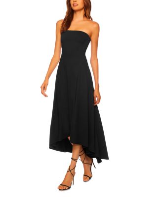 Strapless High Low Dress