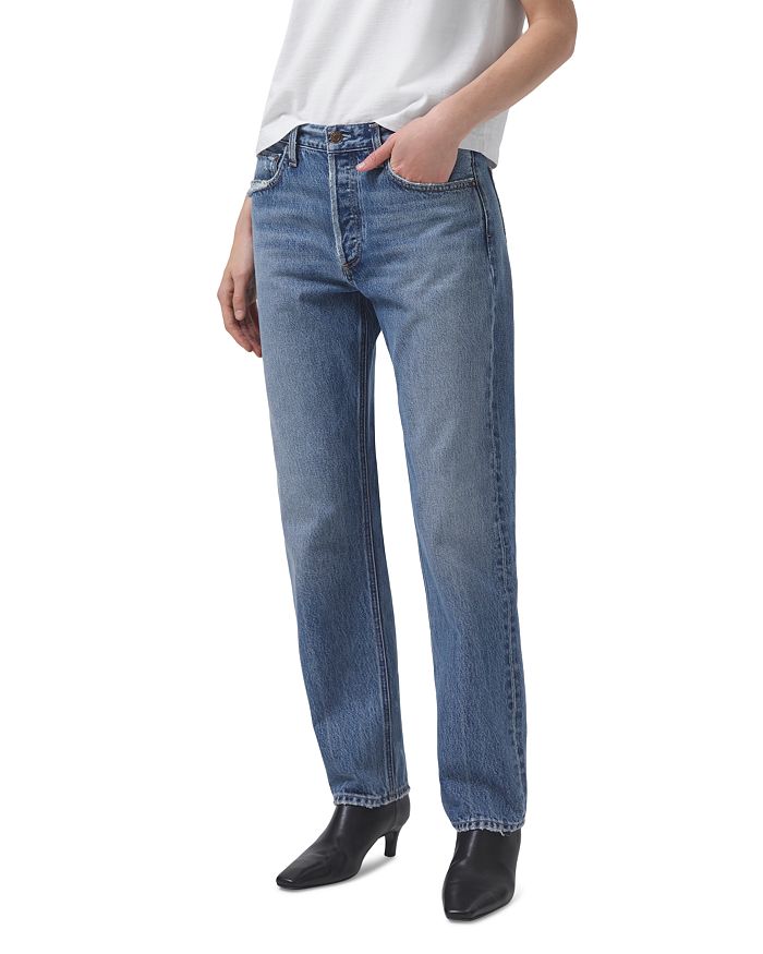 AGOLDE Parker High Rise Straight Jeans in Invention | Bloomingdale's