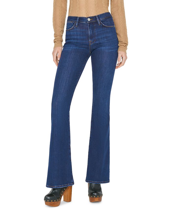 Frame Le High Rise Flare Jeans In Majesty