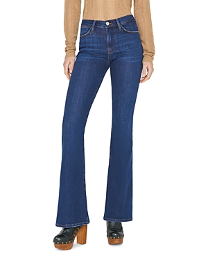 Shop Frame Le High Flare Jeans In Majesty