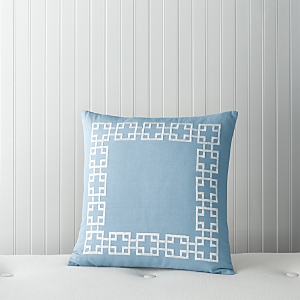 Sky Greek Key Decorative Pillow - 100% Exclusive In Coast Blue