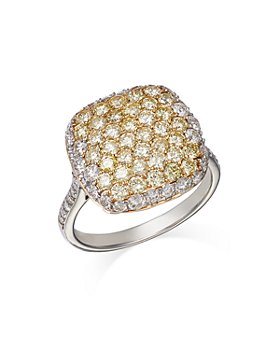 Bloomingdale's - Yellow & White Diamond Pavé Ring in 14K Yellow & White Gold, 2.11 ct. t.w.