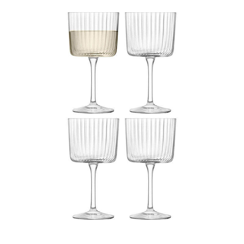Lsa Gio Line Wine Glass, Set Of 4 In Transparent
