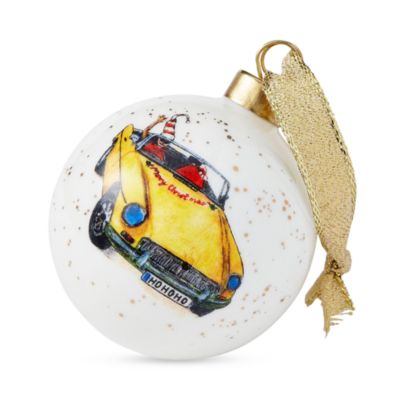 Doodles Christmas Cruising Ball Ornament