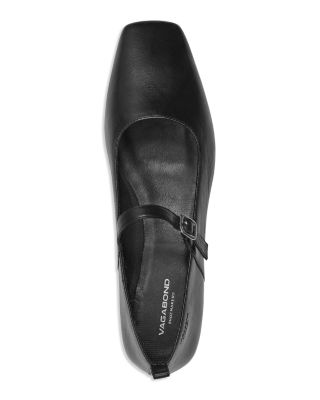 Women's Delia Square Toe Ankle Strap Flats