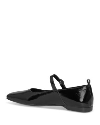 Women's Delia Square Toe Ankle Strap Flats