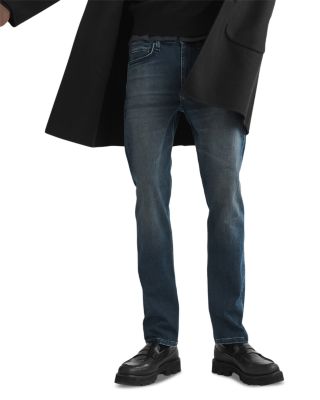 rag & bone - Fit 2 Action Loopback Slim Fit Jeans in Zeplin