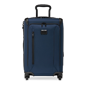 Tumi Aerotour Expandable Spinner International Carry On Suitcase In Navy