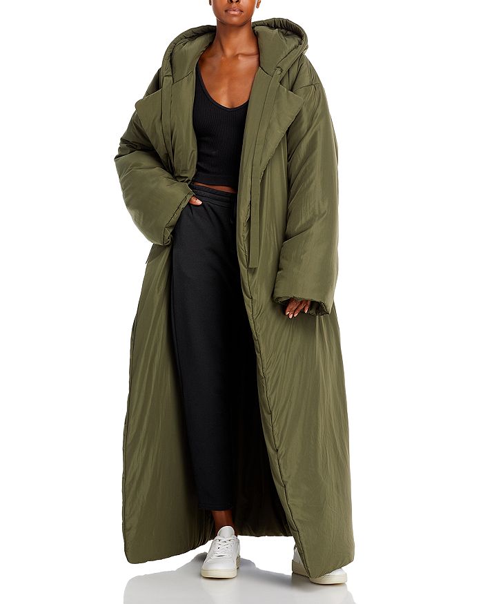 Norma Kamali Hooded Floor Length Sleeping Bag Coat | Bloomingdale's