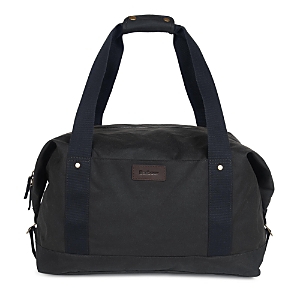 Shop Barbour Essential Wax Holdall In Navy