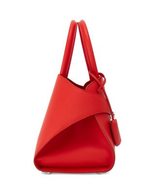 Small Hug Leather Top Handle Bag