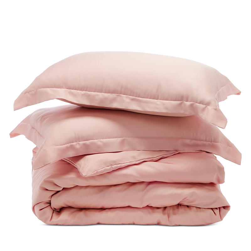 Aqua Eucalyptus Duvet Cover Set, King In Blush