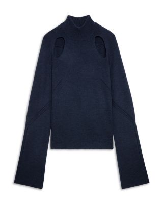 Micky Cutout Turtleneck Sweater