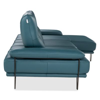 Amica 2-Piece Leather Sectional