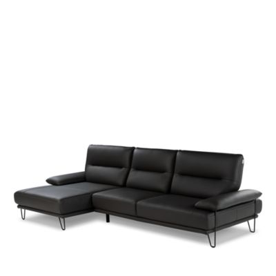 Amica 2-Piece Leather Sectional
