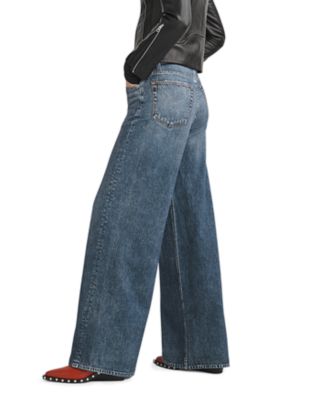 Miramar Sofie High Rise Wide Leg Sweatpant Jeans in Kimber Wash