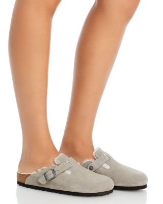Women's Boston Shearling Clogs