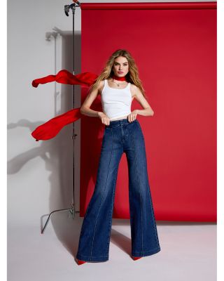 Dylan High Waist Wide Leg Jeans in Lovetrain
