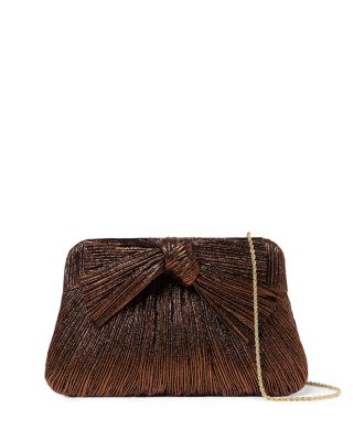 Loeffler Randall Rayne Small Pleated Bow Frame Clutch