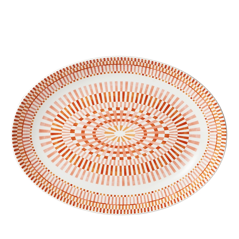 Bernardaud Terra Rosa Deep Oval Platter In Multi