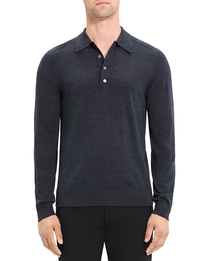 Theory long sleeve polo cheap