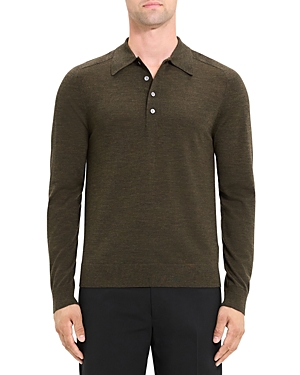 Theory Regal Merino Polo Sweater