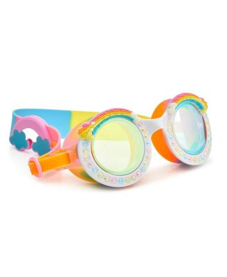 Bling2o Girls' Good Vibes Rainbow Swim Goggles - Ages 2-6