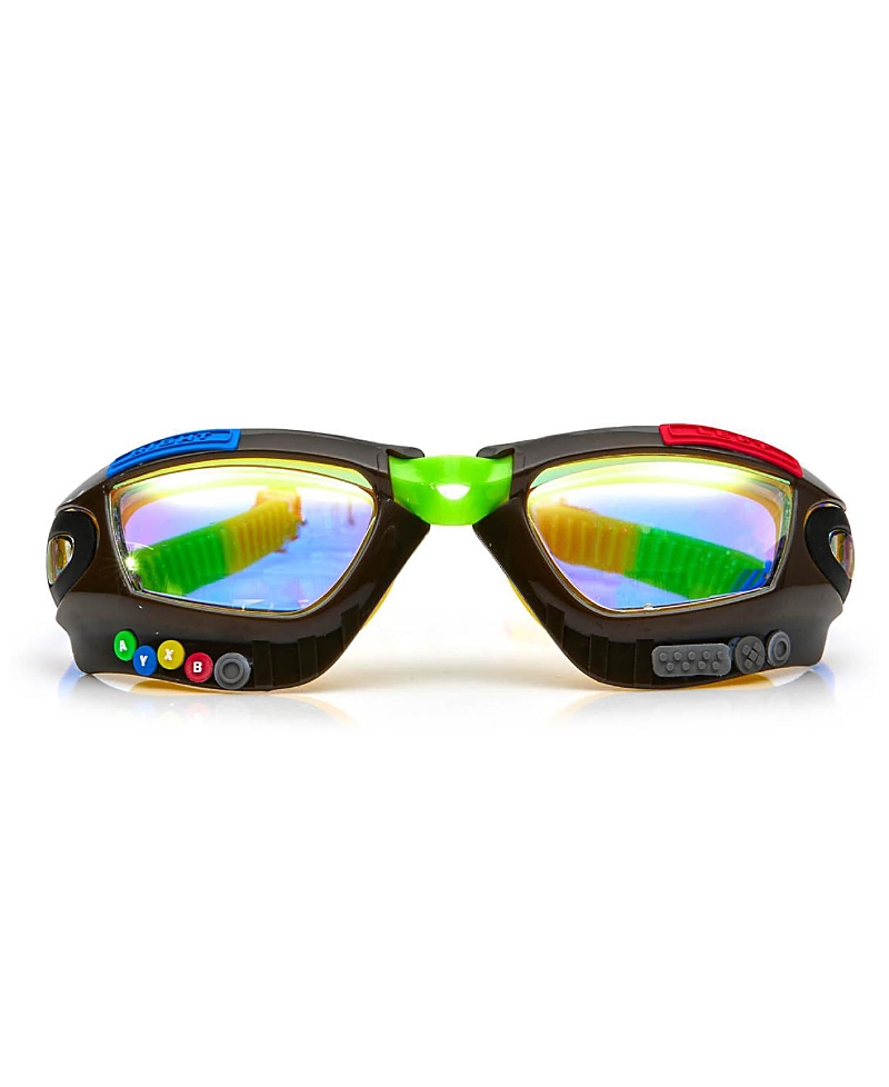 Bling2o Bling2o Jet Black Gamer Swim Goggles for Boys - Ages 2