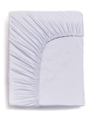 Gooselings Solid Twin Fitted Sheet In Blue