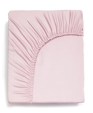 Gooselings Solid Twin Fitted Sheet In Rose