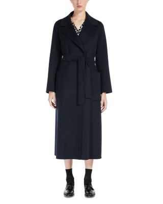 Max Mara Jene Coat In Midnight Blue