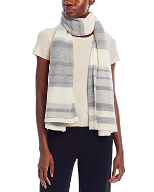 Luxe Striped Knit Wrap - - 100% Exclusive