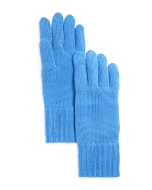 C By Bloomingdale's Cashmere Cashmere Gloves - 100% Exclusive In Blue