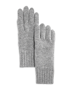 C By Bloomingdale's Cashmere Cashmere Gloves - 100% Exclusive In Grey