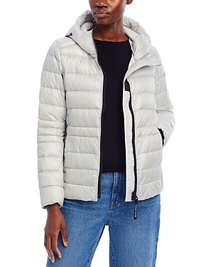 Shop Canada Goose Cypress Packable Hooded Puffer Jacket In Silverbirch