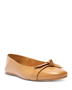 Alexandre Birman Clarita Bow Convertible Flat In Butterscotch