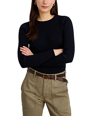 ALEX MILL RIBBED CREWNECK SWEATER