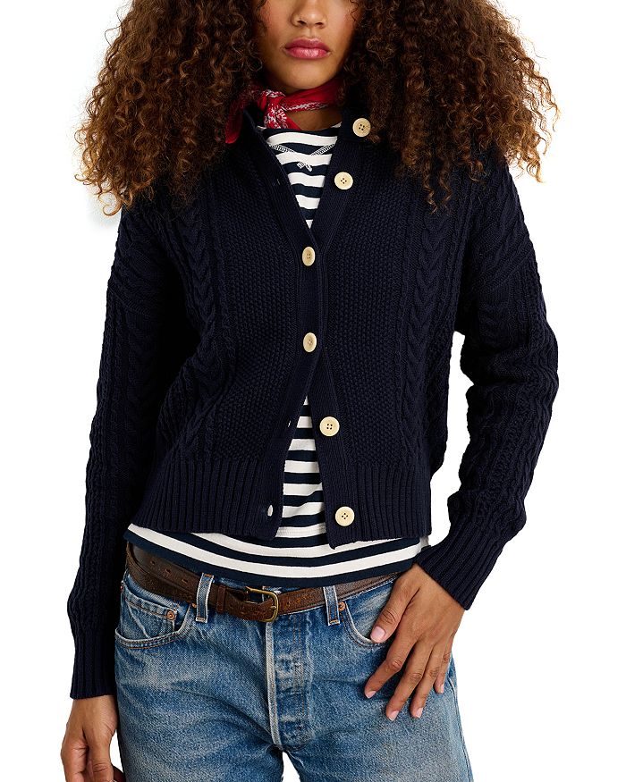 Alex Mill Nico Chunky Cable Knit Cardigan