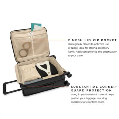 Baseline Global Carry On Spinner Suitcase