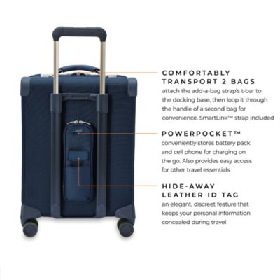 Baseline Global Carry On Spinner Suitcase