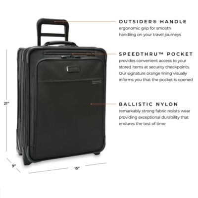 Baseline Global 2 Wheel Carry On Suitcase