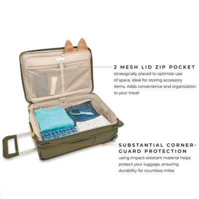 Baseline Essential 2 Wheel Carry On Suitcase