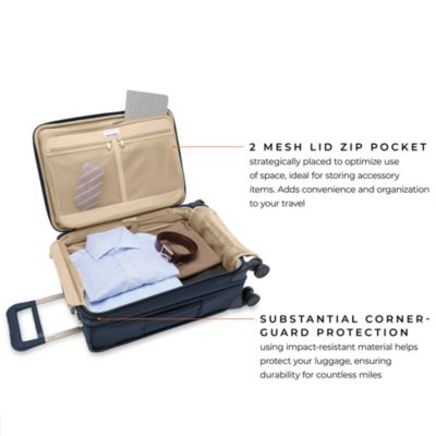 Baseline Essential Carry On Spinner Suitcase