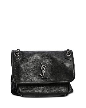 Yves Saint Laurent, Bags, Ysl Sunset Medium Chain Bag In Crocodile  Embossed Shiny Leather Rose Pink