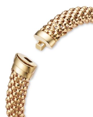 Fine Collection Popcorn Link Bracelet in 14K Yellow Gold 
