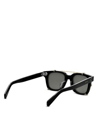 Clip On Square Sunglasses, 50mm
