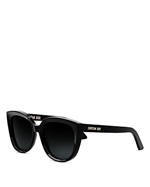 Shop Dior Midnight R1i Butterfly Sunglasses, 54mm In Black/black Gradient