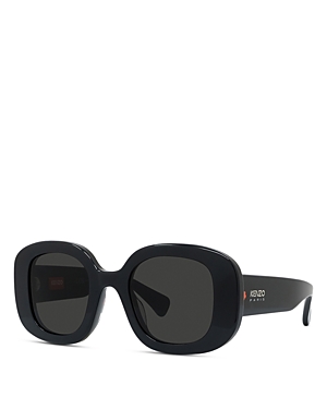 Kenzo Boke 2.0 Oval Sunglasses, 48mm In Black