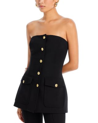 Rosetta Getty - Strapless Cargo Top