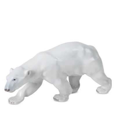 Polar Bear Walking Figurine 